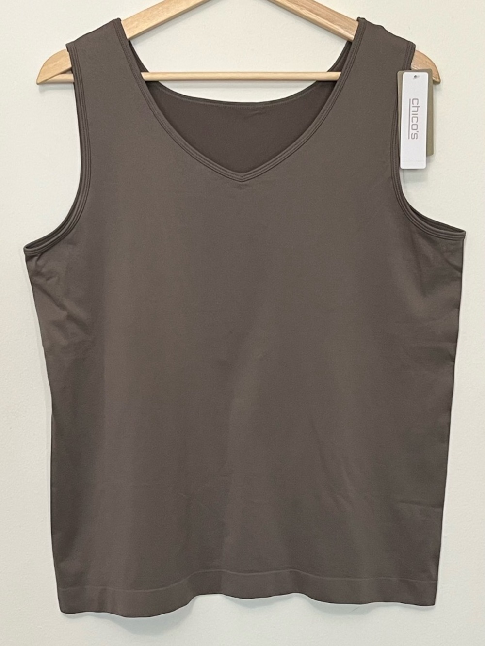 Chico's • 3 (16/18 XL) • Reversible Tank Top Texas Taupe